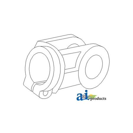 A & I Products Clevis 7" x4.5" x4" A-3C4549